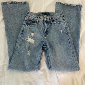 Aeropostal Distressed Blue Jeans Size 00